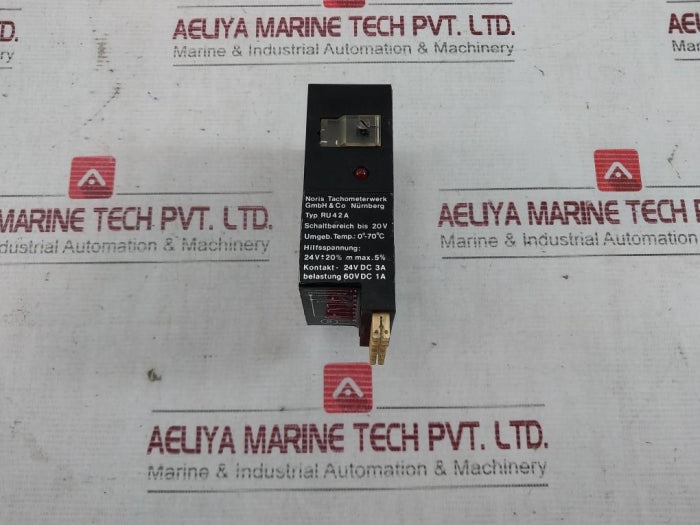 Noris Tachometerwerk Ru 42A Limit Value Switch Module 24V Dc 3A