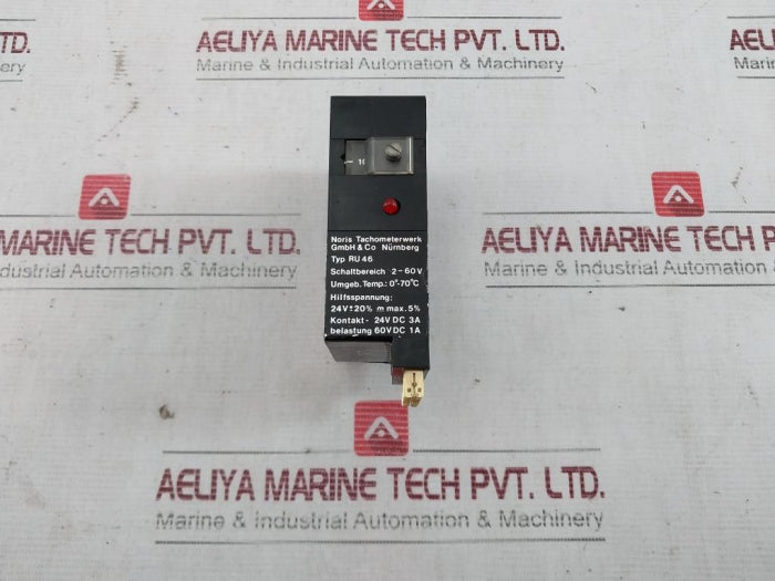 Noris Tachometerwerk Ru 46 Limit Value Switch Module 24V Dc 3A, 2-60V