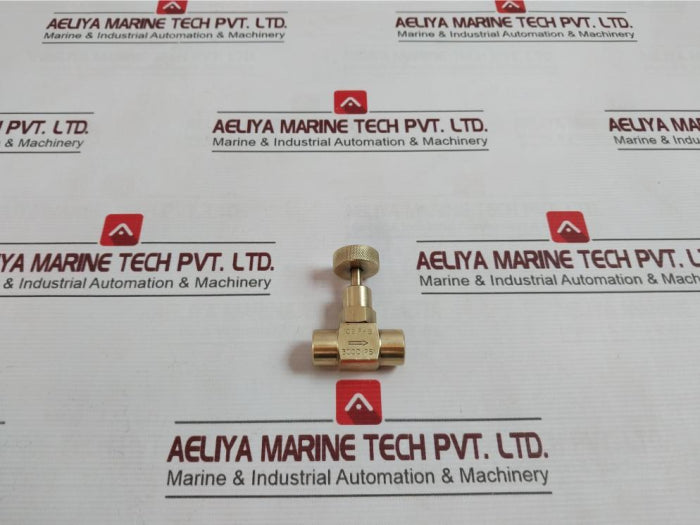 Noshok 102 Ffb 1/4" Npt Female-female Brass Hard Seat Mini Needle Valve