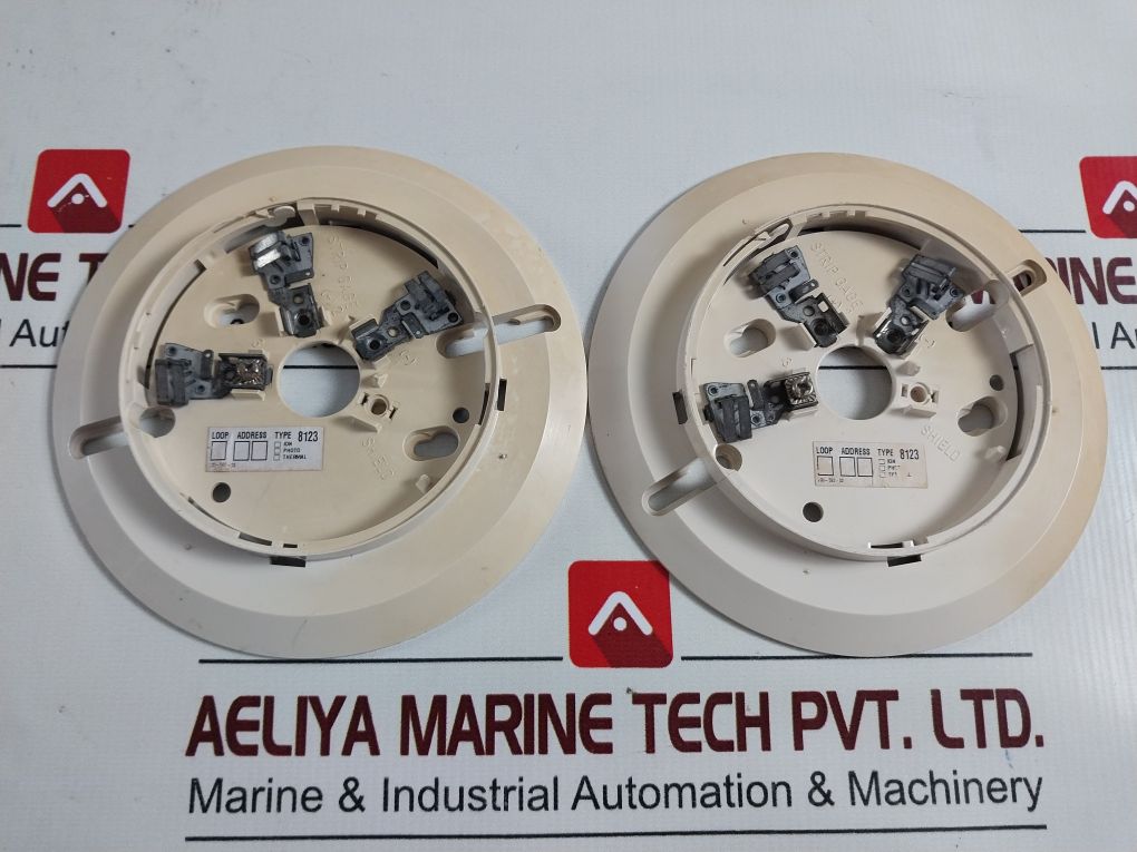 Lot Of 8X Notifier B710Lp Fire Detector Base 8123