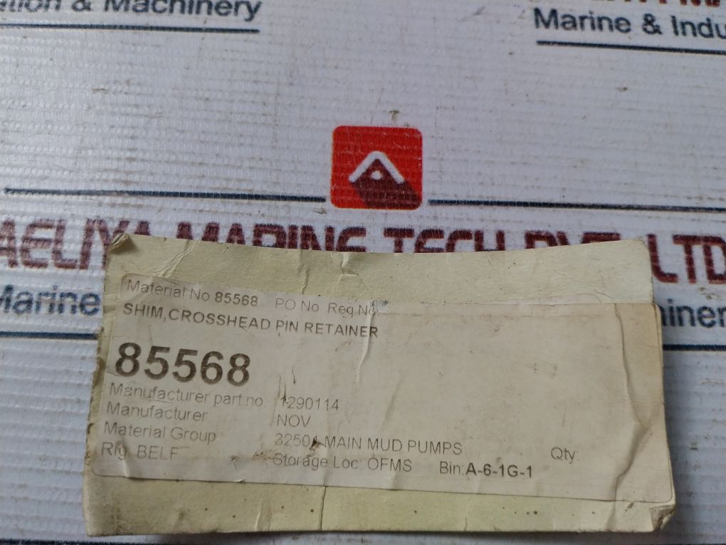 Nov 1290114 Shim Crosshead Pin Retainer 85568