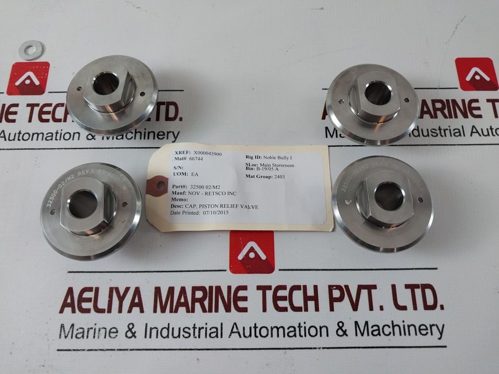 Nov 32500-02/M2 Relief Valve Piston Cap