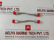 Lot Of 2X Nov/Hyuat 50004068100 Hydraulic Steel Tube 1/4 In