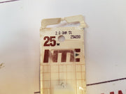 Lot of 9X NTE Electronics 25W2D0 Flameproof Resistor