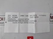 Oceaneering 0297419-rk Repair Kit