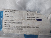 Oceaneering 100864 Cartridge Valve Set 100742E