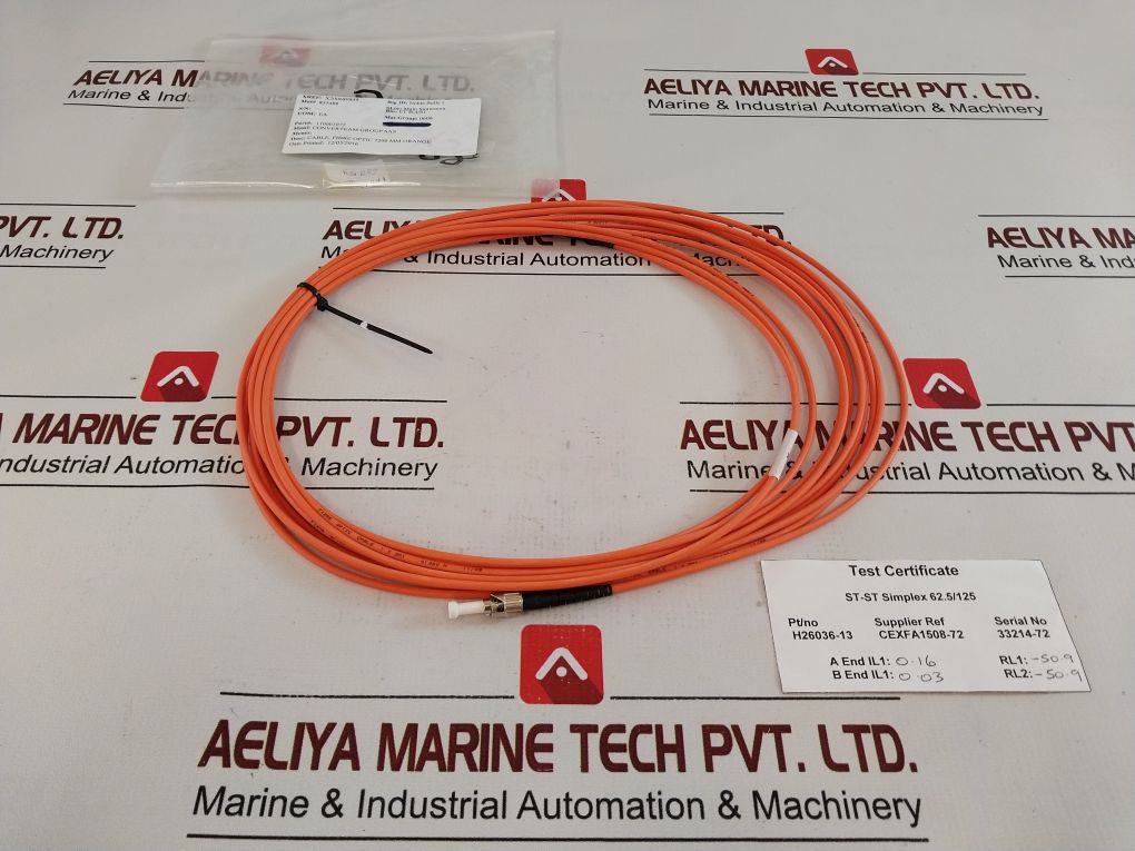 Converteam 110001072 Fibre Optic 7200 Mm Orange Cable
