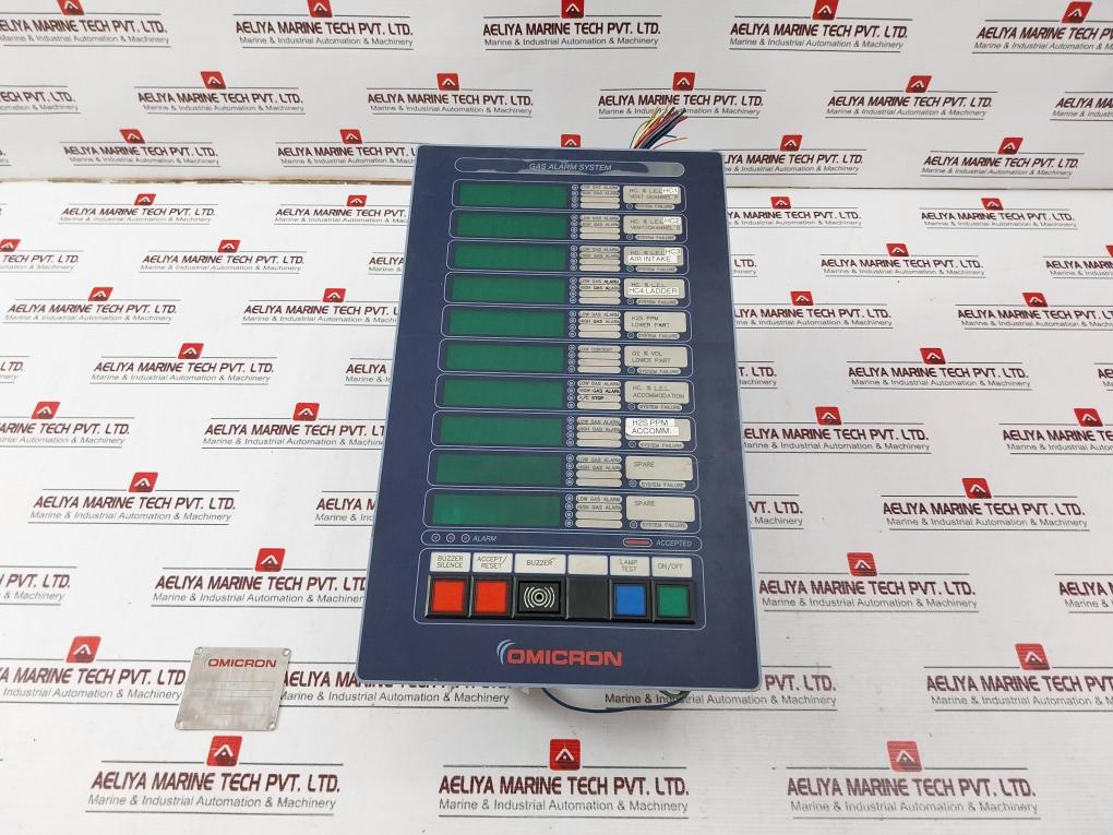 Omicron Je109020 Gas Alarm System Rev.A