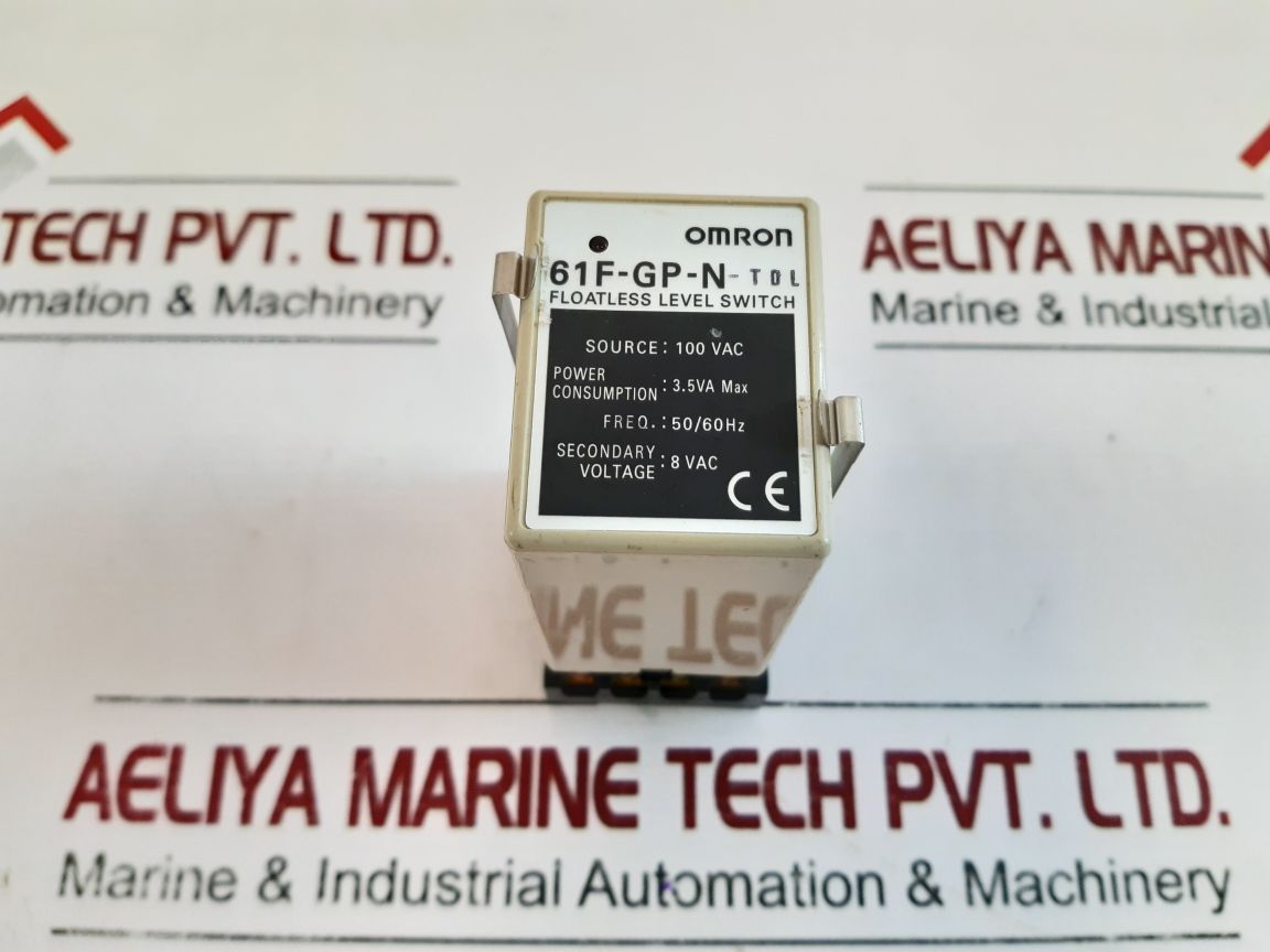 Omron 61F-gp-n-tdl Floatless Level Switch With Base