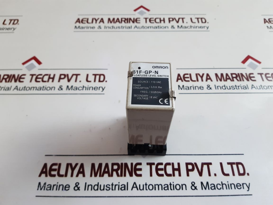 Omron 61F-gp-n Floatless Level Switch Pfc-n8 110 Vac