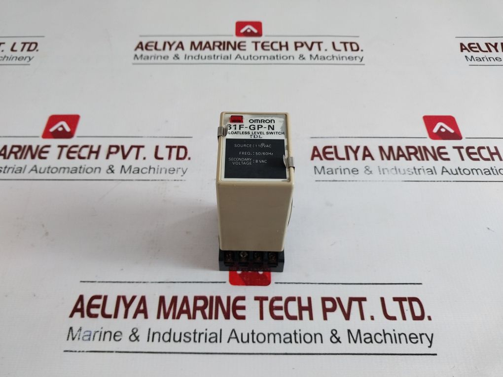 Omron 61F-gp-n Floatless Level Switch 110Vac 50/60Hz
