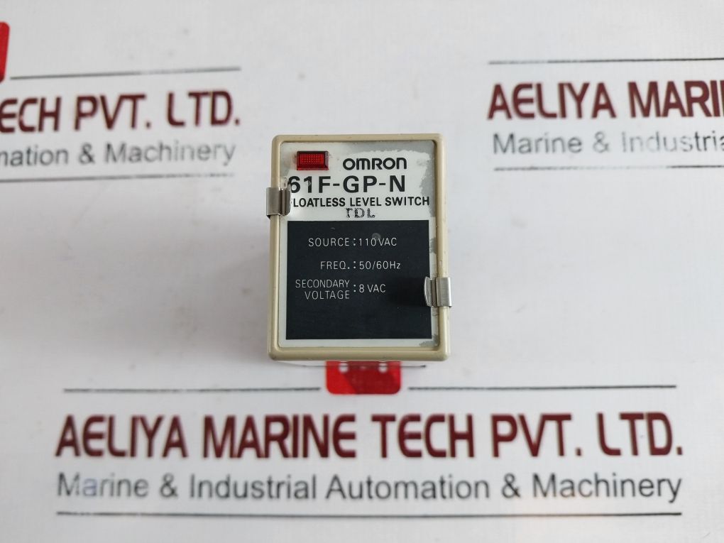 Omron 61F-gp-n Floatless Level Switch 110Vac 50/60Hz