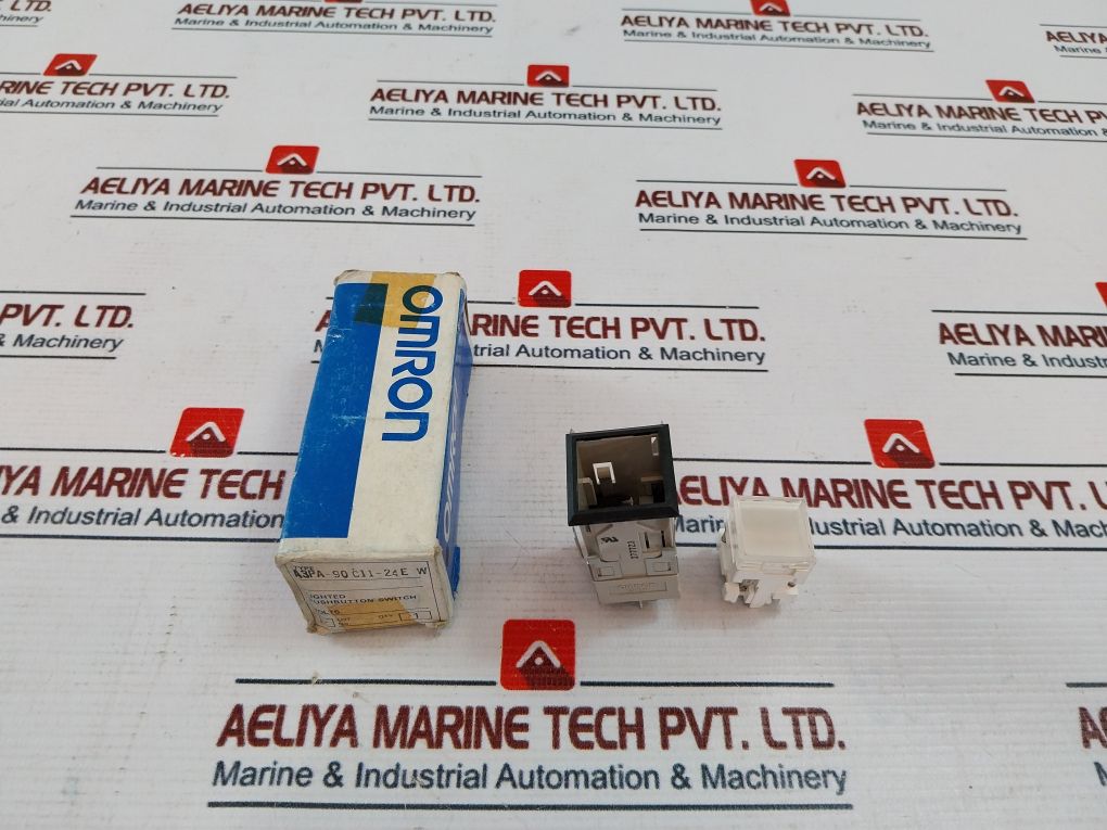 Omron A3Pa-703 Lighted Pushbutton Switch 5A 125-250Vac