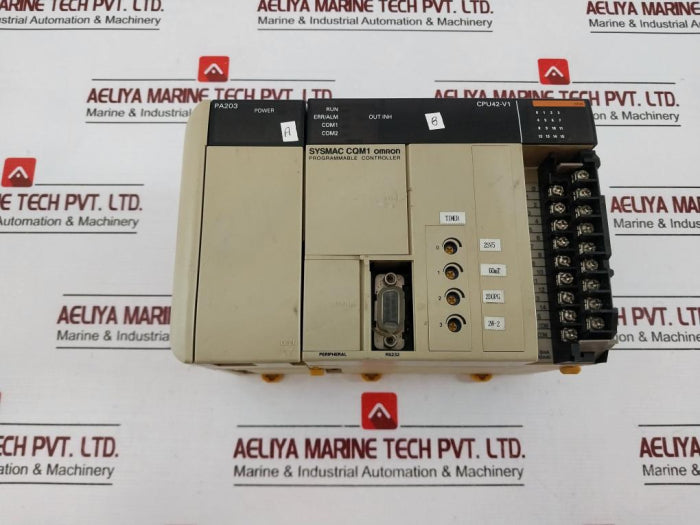 Omron Cqm1-pa203 Programmable Controller 100-240Vac 50/60Hz