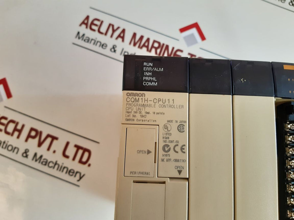 Omron Cqm1H-cpu11 Programmable Controller Cpu Unit – Aeliya Marine Tech ...