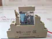 Lot of 2X Omron g2r-2-snd(s) Relay With Socket