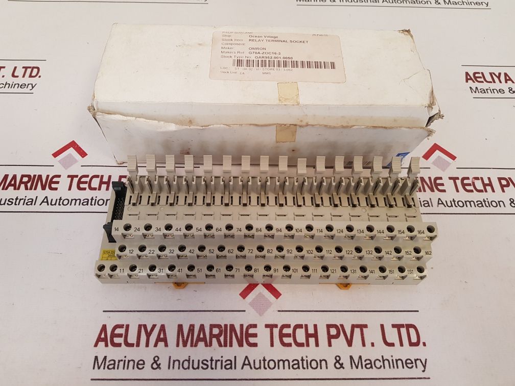 Omron g70a-zoc16-3 relay terminal socket dc24v