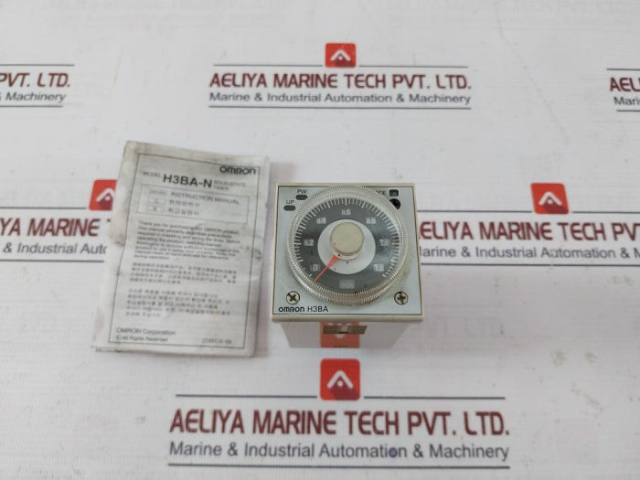 Omron H3Ba-n Solid State Timer 0-1.2 Min Mode.A 24 Vdc