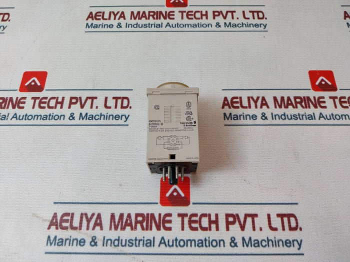 Omron H3Bh-8 Timer 0.5-10 Sec 5A 250Vac 50/60Hz