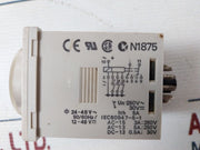 Omron H3Cr-a-315 Timer 0.05S-300H 50/60Hz/12-48 Vdc