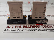 Omron H3Cr-a8 Timer With Base 100-240Vac 100-125Vdc 50/60Hz