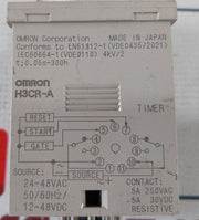 Omron H3Cr-a Multifunction Timer 5A 250 Vac 50/60Hz