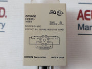 Omron H3M Timer Series B 5A 250 Vac 0-1.0 Sec