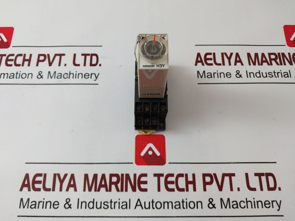 Omron H3Y-2 Series Din Rail Mount Timer Relay 110Vac Max. 5A 250V