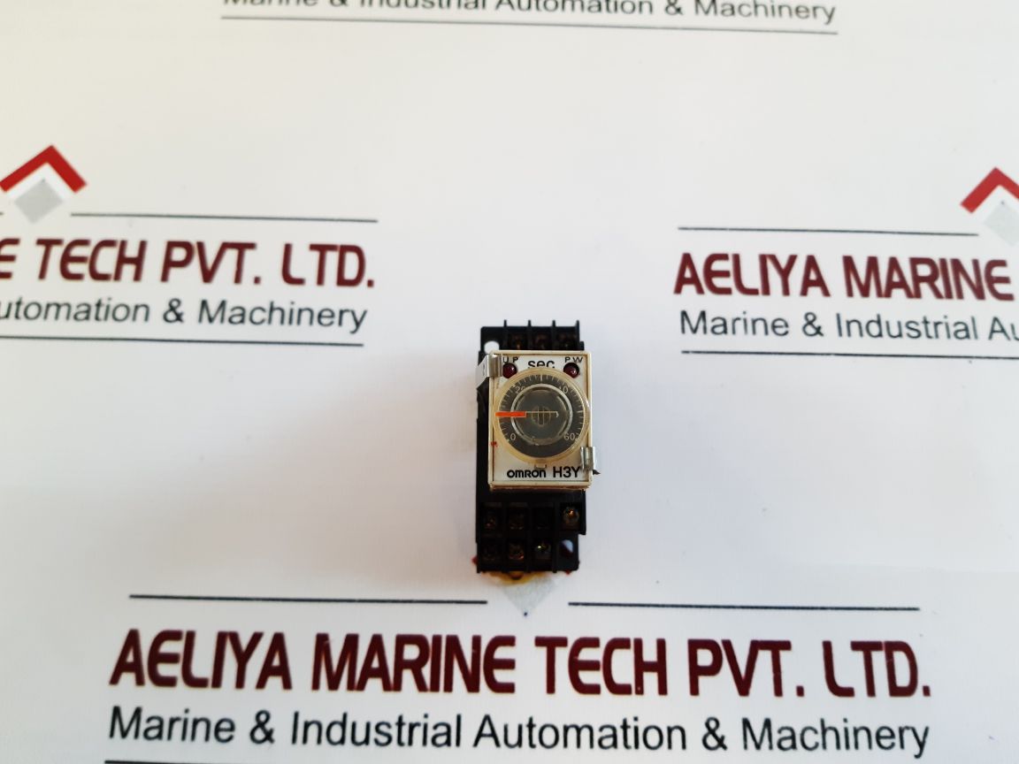 Omron H3Y-2-timer 0 To 60 Sec With Base