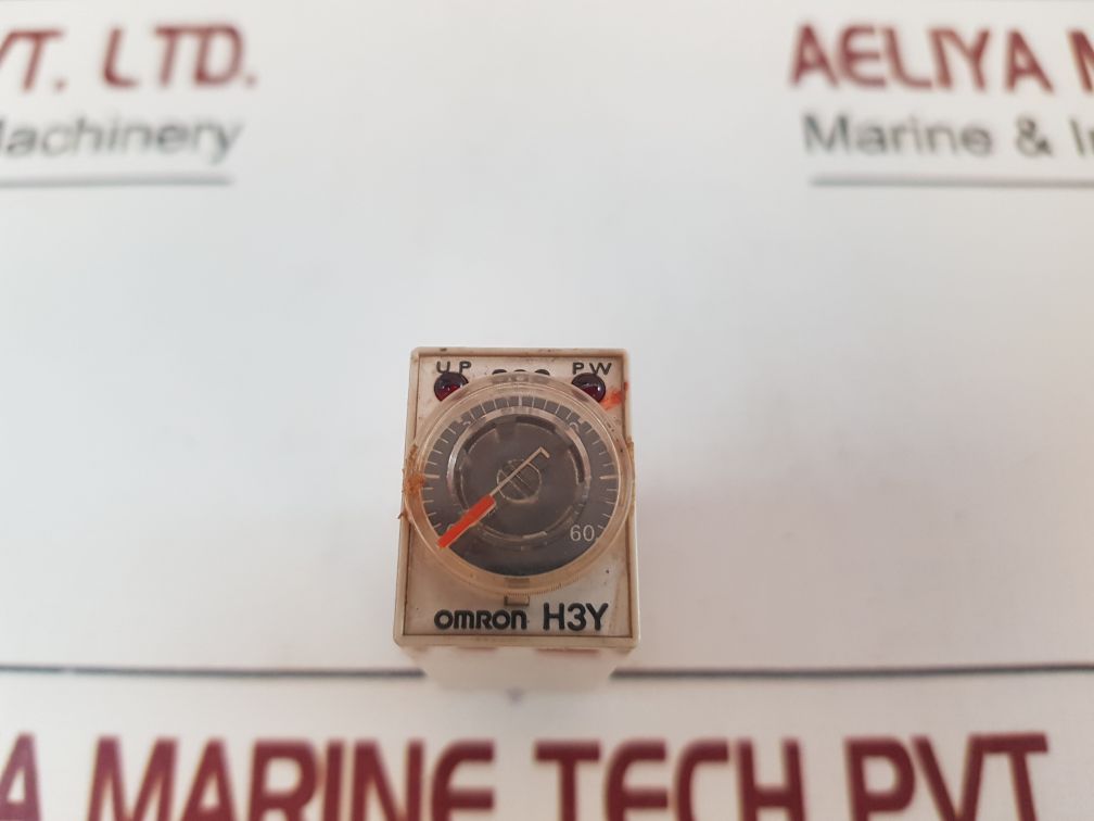 Lot Of 3X Omron H3Y-4 Timer 0-60 Sec,24Vdc