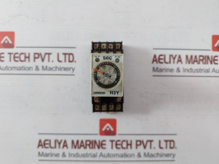 Omron H3Y-4 Timer Module With Base 0-30 Sec 24Vdc 3A 09780N Kh-rs-14