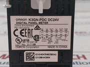 Omron K3Gn-pdc Dc24V Digital Panel Meter K3Gn