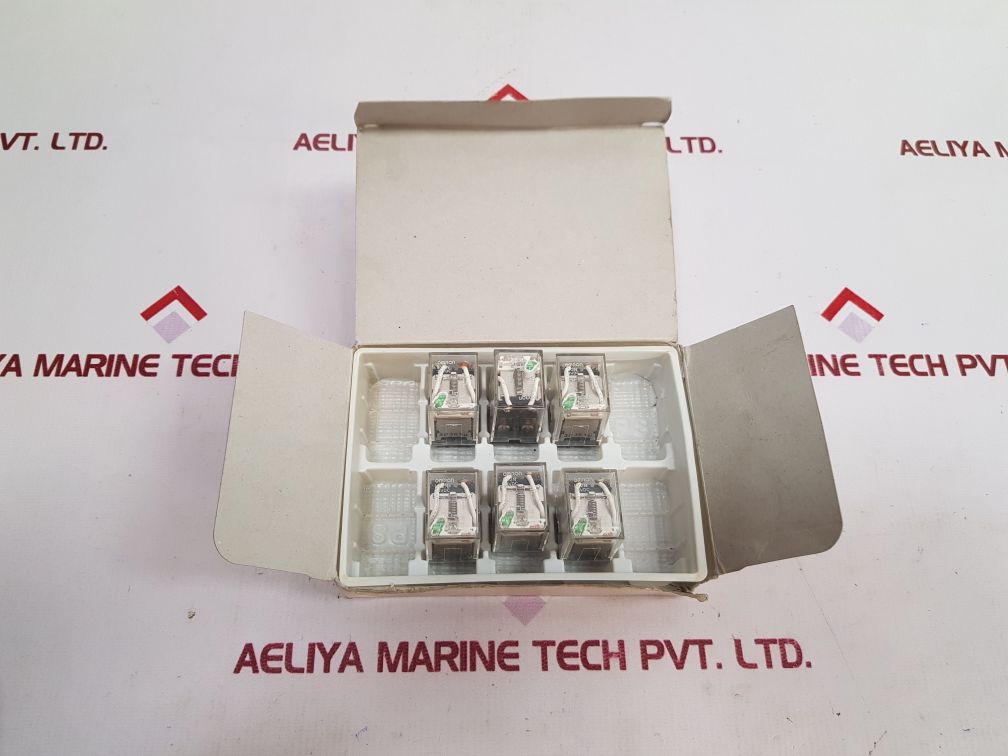 Lot Of 3X Omron Ly2N Relay 10A 110Vac