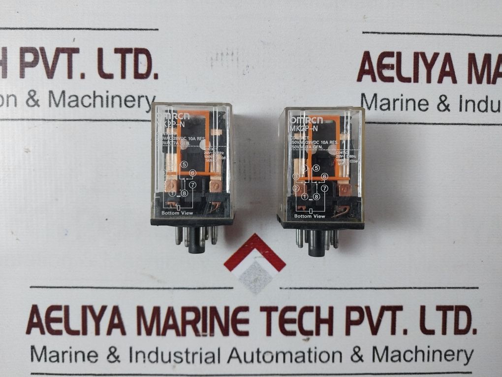 Lot Of 2X Omron Mk2P-n Relay