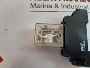 Omron My2 24Vac Relay With Base 5A 240V~Ac1