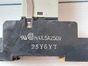 Omron My2V Timer Relay With 25Y5Yt Base 5A 250V 10 Sec