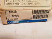 Lot Of 3X Omron MY4-D Relay 24VDC