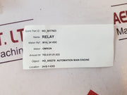 Lot Of 6X Omron MY4 24VDC Relay 5A 250VAC