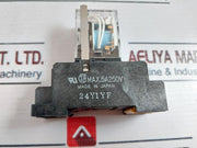 Omron My4N-d2 Power Relay With Base 5A 30Vdc