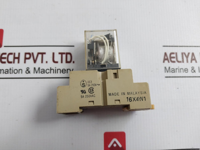 Omron My4N Miniature Power Relay With Base 24Vdc Pyf-14A-n – Aeliya Marine