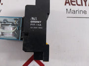 Omron My4Nj Relay With Pyf-14A Socket Base