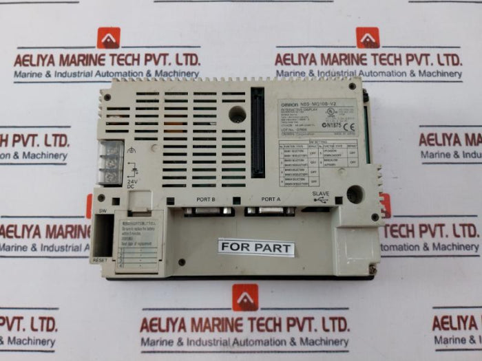 Omron Ns5-mq10B-v2 Hmi Interactive Panel 24V Dc 15W (Not Working)
