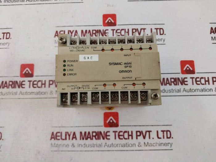 Omron Sp10-dr-a Sysmac Mini Programmable Controller 100-240V Ac