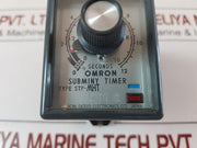 Omron Stp-mht Subminy Timer 0To10 Sec.60Hz/0To12 Sec.50Hz