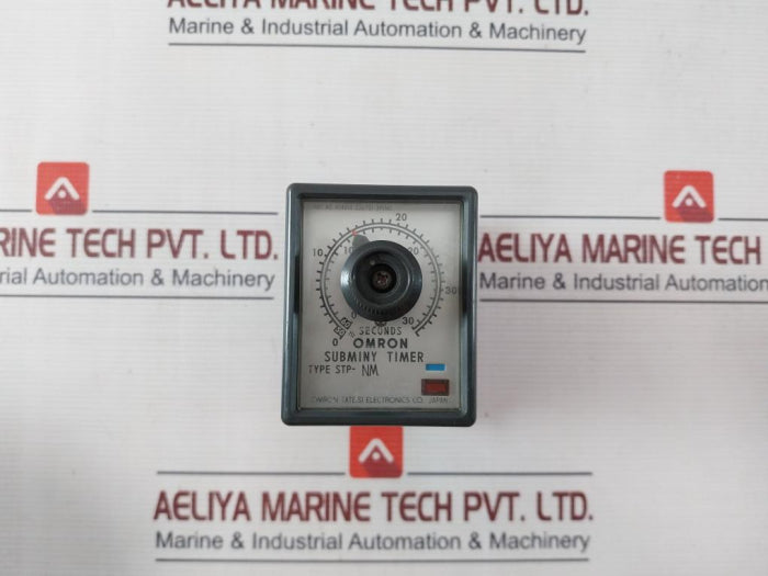 Omron Stp-nm Subminy Timer With Socket 8Pfa 0-30/36 Second 100/110V 50/60Hz