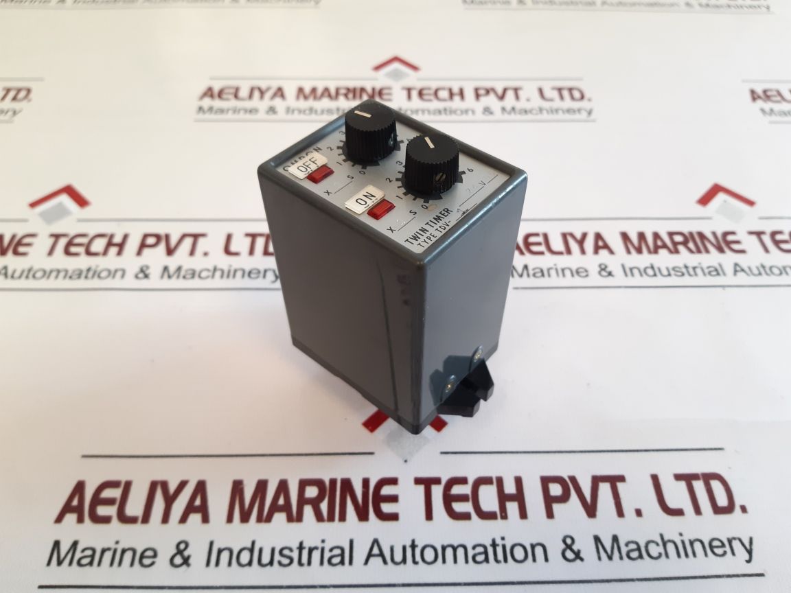 Omron Tdv-1 Twin Timer Module Relay 24V Dc 