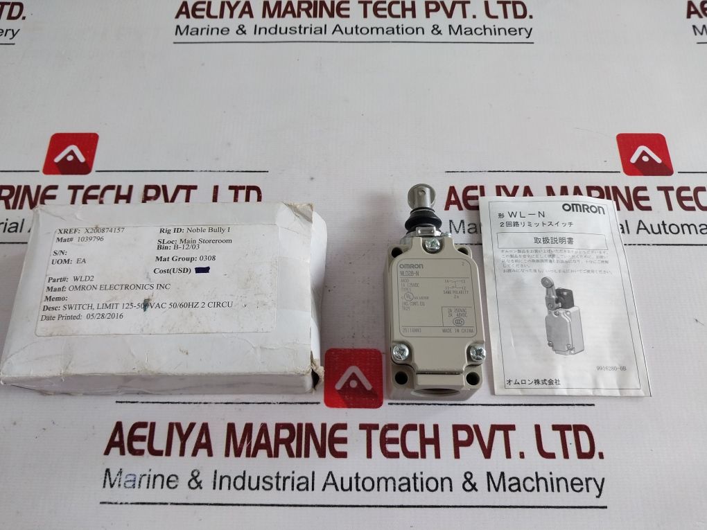 Omron Wld28-n Limit Switch