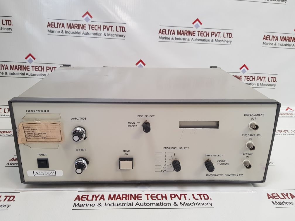 Ono Sokki 0104140760 Caribrator Controller