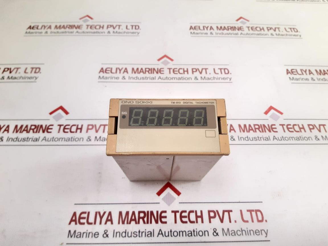 Ono Sokki Tm-810 Digital Tachometer 220V Ac