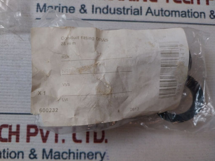 Oras Conduit Fitting 28Mm